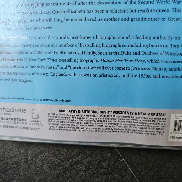 The Queen Her Life by Andrew Morton Unabridged Audiobook CD COMPLETE 12 DISC SET - Picture 4 of 6